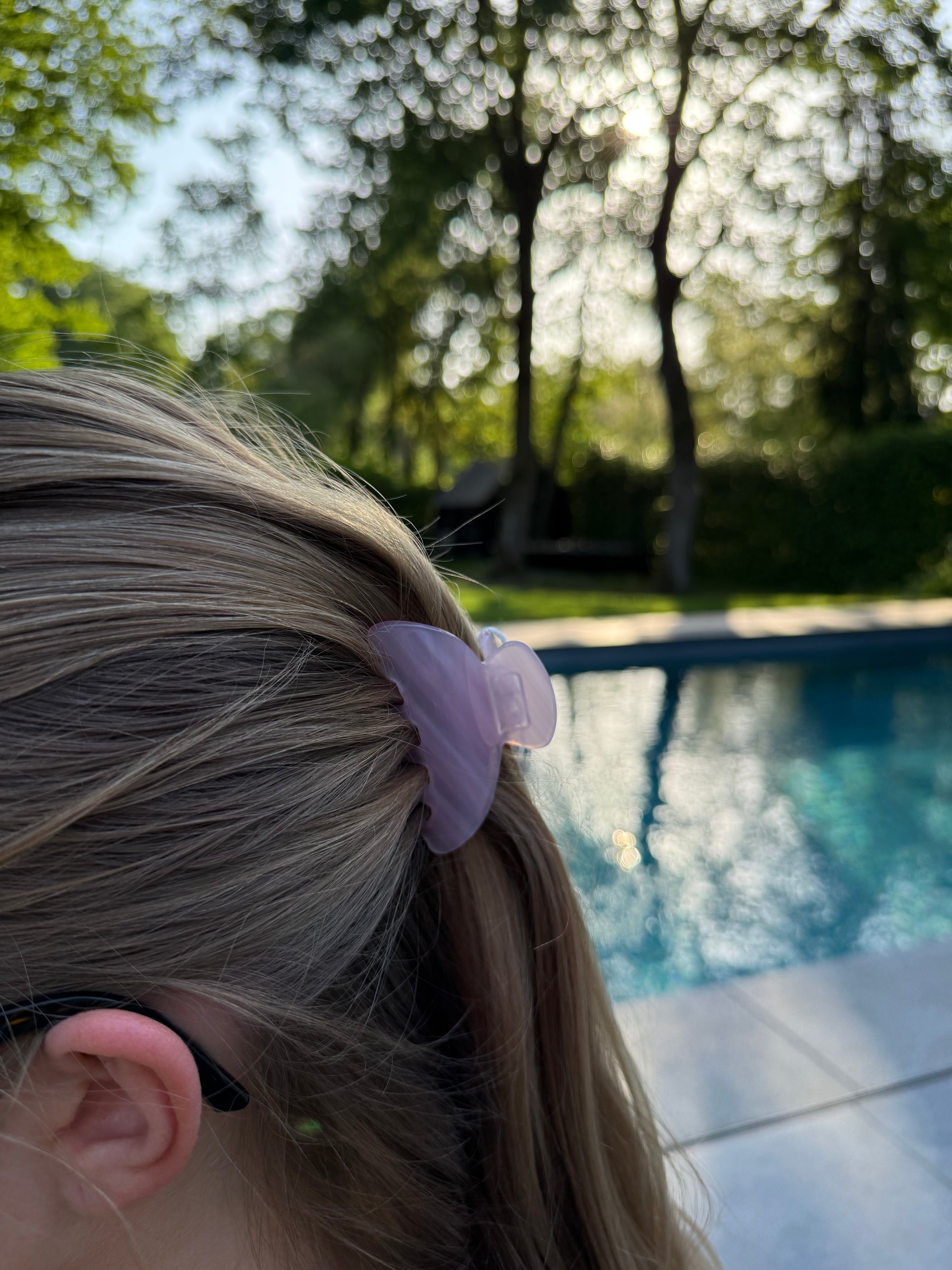 Haarclip roze