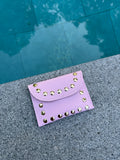 Portemonnee met roze studs