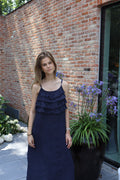 Kleedje: blauw en lang