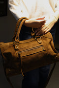 Licht bruine City Bag