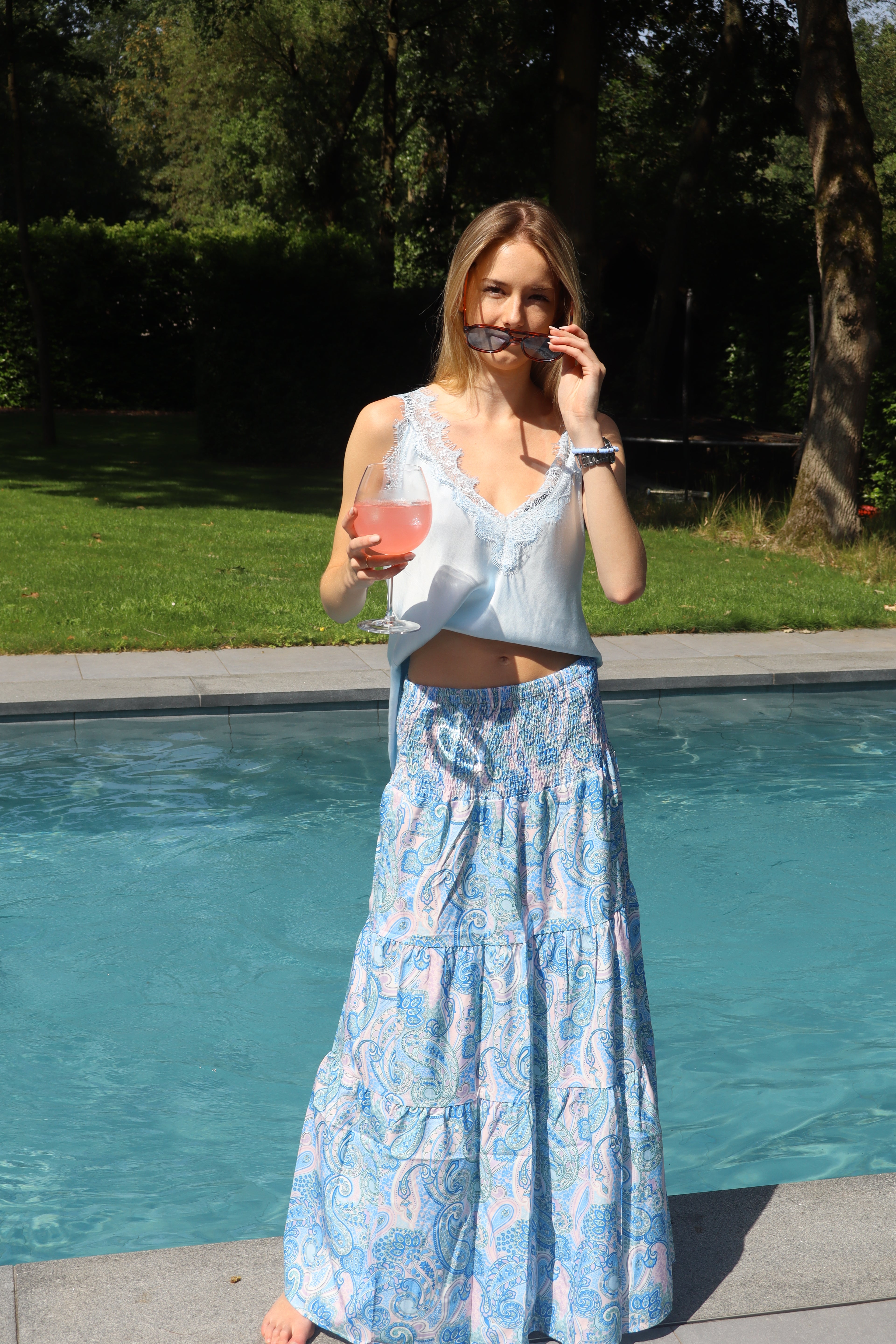 Top kant & blauw