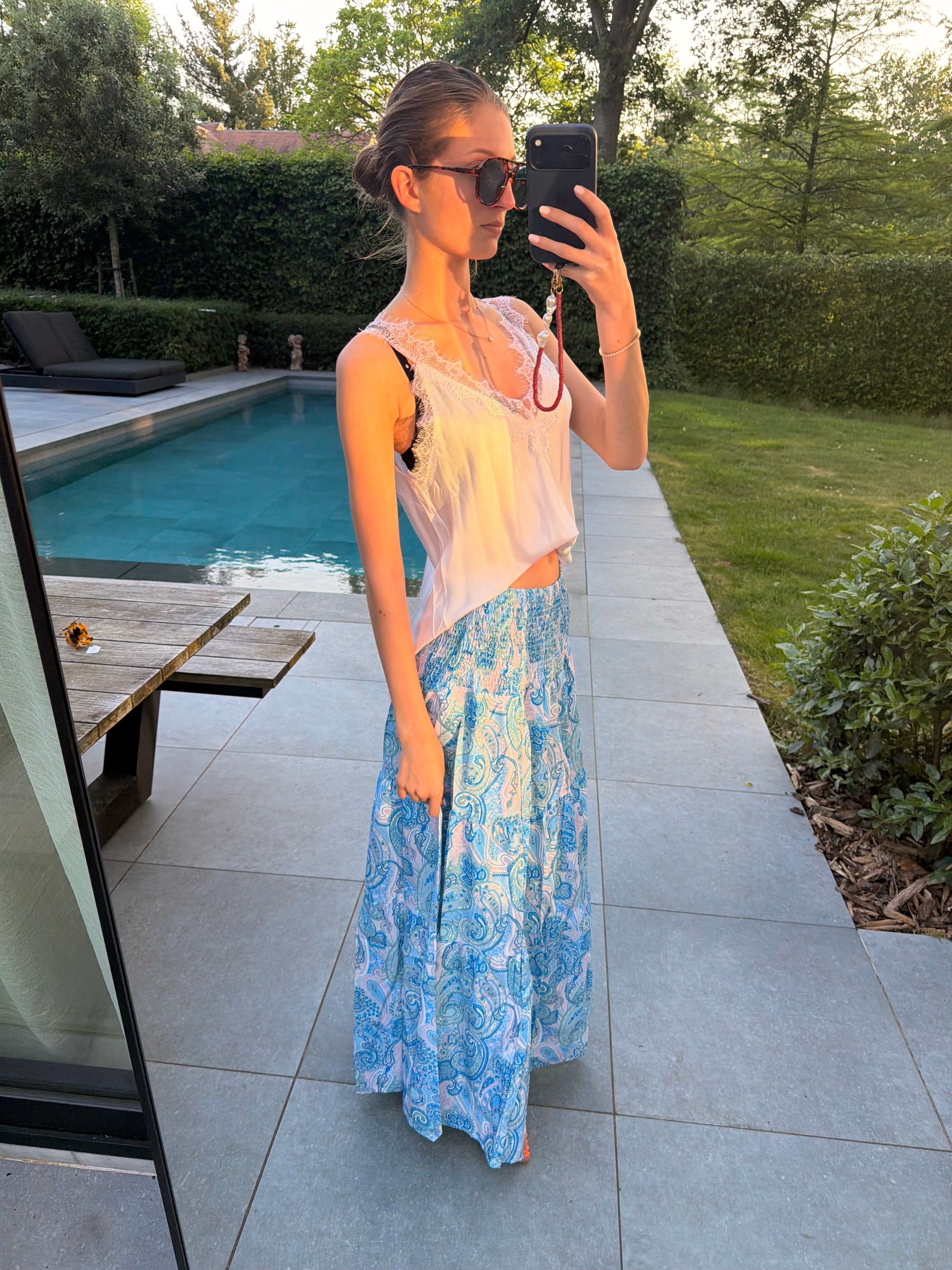 rok: lang en blauw