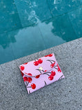 Portemonnee roze met kersen