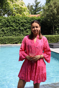 Kleedje roze en kort