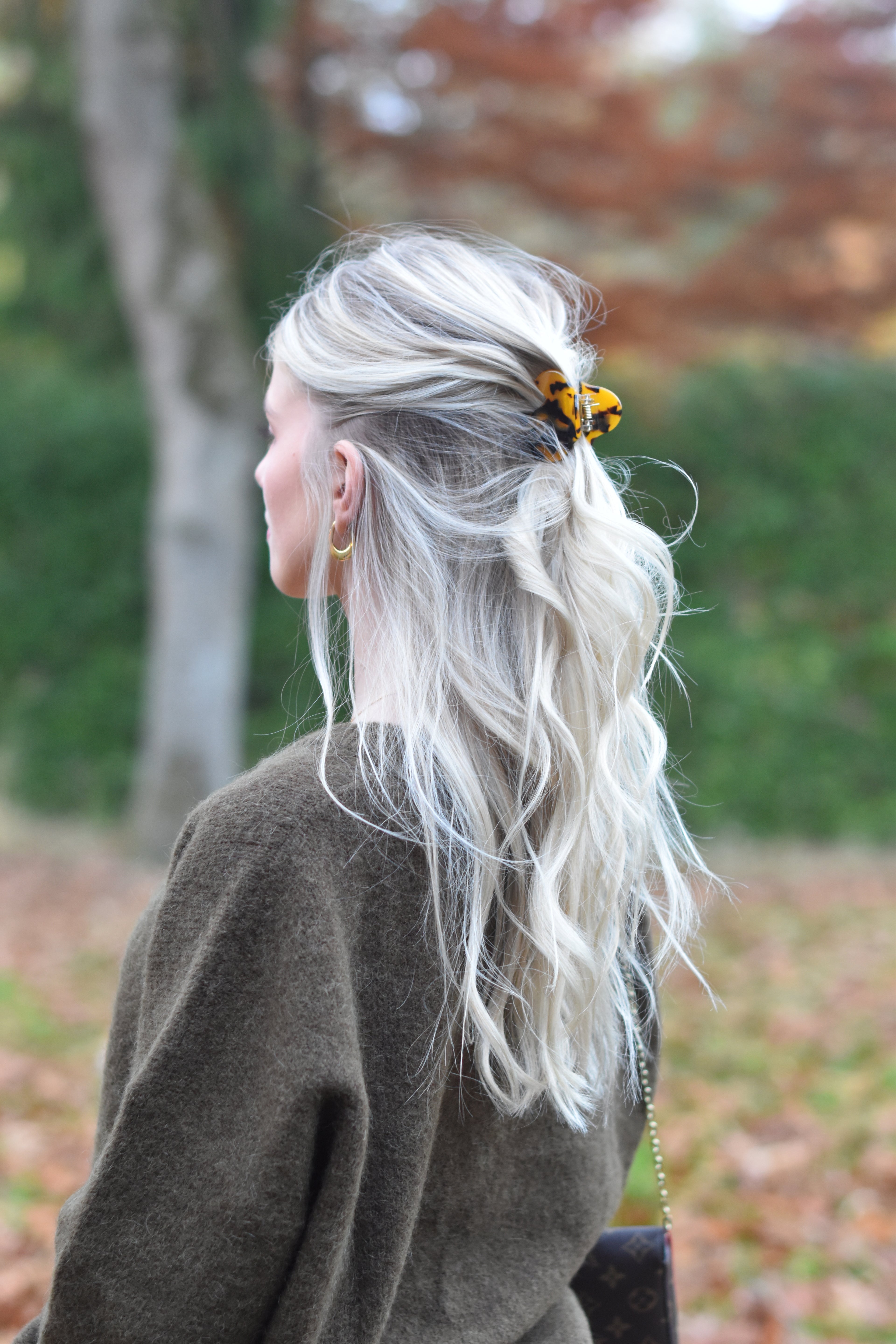 Bruine Haarclip Smal